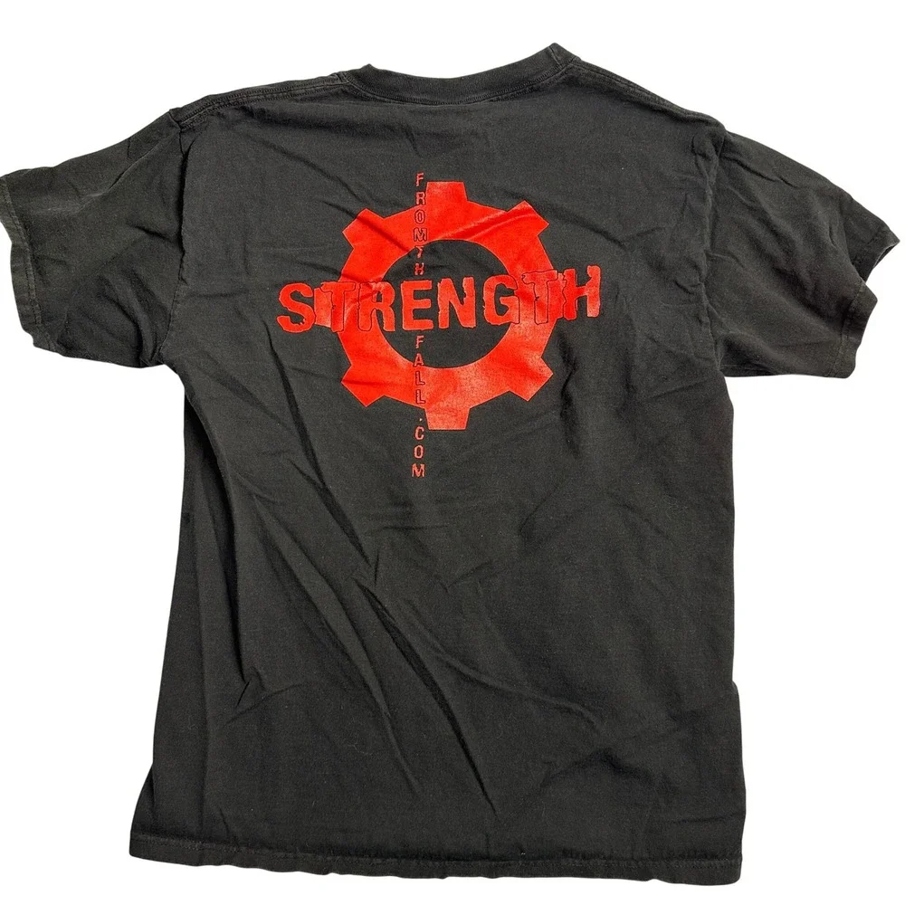 From The Fall Strength Band T-Shirt Black Red‎ Gear Adult L/G
